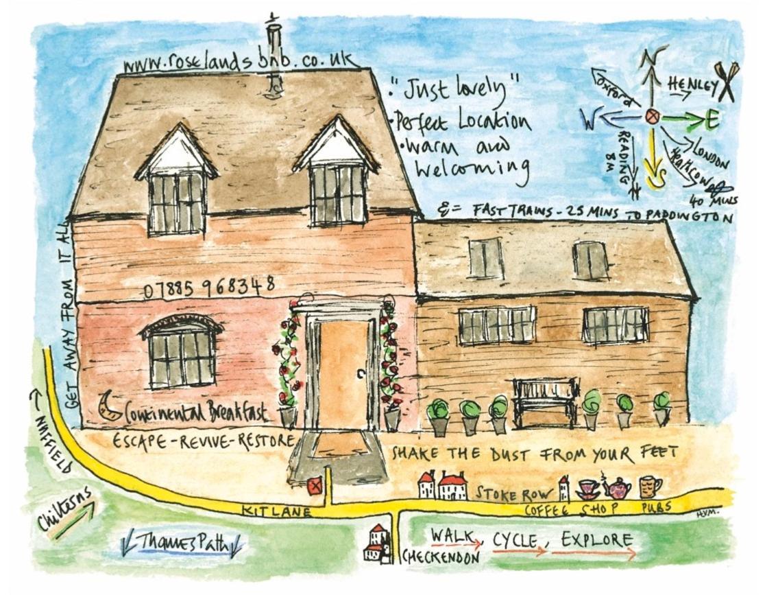 Roselands B&B Henley On Thames Duffield Экстерьер фото